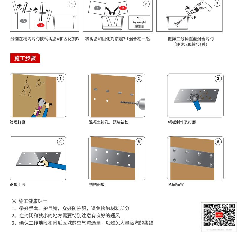 包钢乐平粘钢加固施工过程